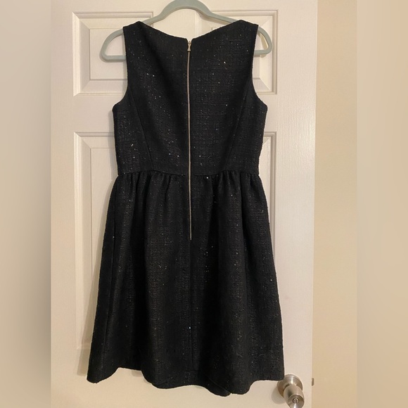 Kate Spade black shimmer sleeveless dress, size 10 - Picture 3 of 4
